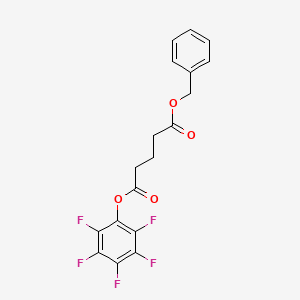 Benzyl pentafluorophenyl pentanedioate