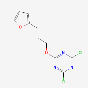 2,4-Dichloro-6-[3-(furan-2-yl)propoxy]-1,3,5-triazine