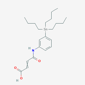 molecular formula C22H35NO3Sn B14262441 4-Oxo-4-[3-(tributylstannyl)anilino]but-2-enoic acid CAS No. 135861-52-8