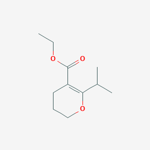 Ethyl 6-(propan-2-yl)-3,4-dihydro-2H-pyran-5-carboxylate