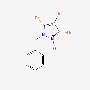 molecular formula C10H7Br3N2O B14262537 1-Benzyl-3,4,5-tribromo-2-oxo-1H-2lambda~5~-pyrazole CAS No. 145162-61-4