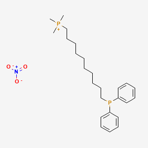 [10-(Diphenylphosphanyl)decyl](trimethyl)phosphanium nitrate