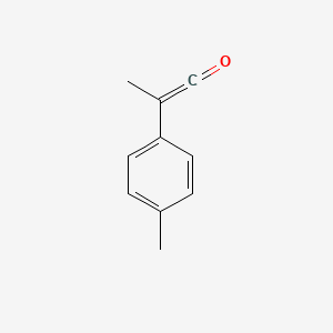 molecular formula C10H10O B14262547 2-(4-Methylphenyl)prop-1-en-1-one CAS No. 134419-97-9