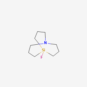 molecular formula C9H18FNSi B14262556 5-Fluoro-1-aza-5-silabicyclo[3.3.3]undecane CAS No. 169228-30-2