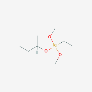 molecular formula C9H22O3Si B14262564 [(Butan-2-yl)oxy](dimethoxy)(propan-2-yl)silane CAS No. 183452-18-8