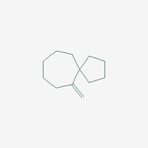 molecular formula C12H20 B14262569 Spiro[4.6]undecane, 6-methylene- CAS No. 137958-34-0