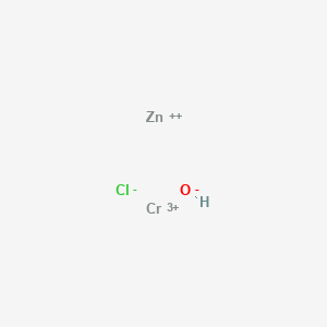 molecular formula ClCrHOZn+3 B14262576 zinc;chromium(3+);chloride;hydroxide CAS No. 174718-04-8