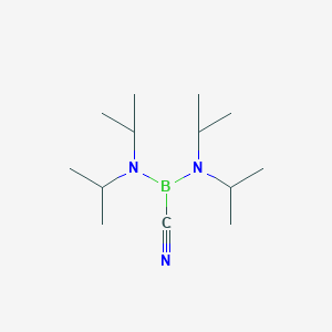 molecular formula C13H28BN3 B14262592 Bis[di(propan-2-yl)amino]boranecarbonitrile CAS No. 133567-31-4