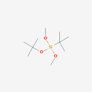 molecular formula C10H24O3Si B14262602 tert-Butoxy(tert-butyl)dimethoxysilane CAS No. 133978-53-7