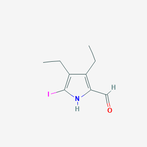 3,4-Diethyl-5-iodo-1H-pyrrole-2-carbaldehyde