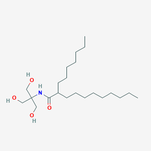 molecular formula C22H45NO4 B14262667 N-[1,3-Dihydroxy-2-(hydroxymethyl)propan-2-YL]-2-heptylundecanamide CAS No. 137837-48-0