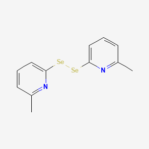 molecular formula C12H12N2Se2 B14262709 Pyridine, 2,2'-diselenobis[6-methyl- CAS No. 153871-76-2