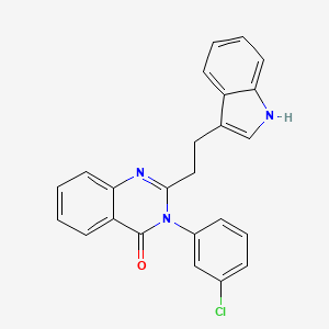 3-(3-Chlorophenyl)-2-[2-(1H-indol-3-yl)ethyl]quinazolin-4(3H)-one