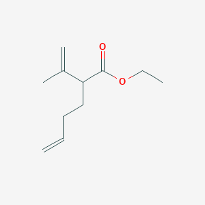 5-Hexenoic acid, 2-(1-methylethenyl)-, ethyl ester