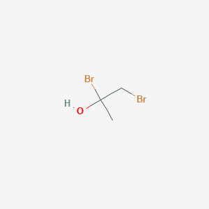 molecular formula C3H6Br2O B14262731 1,2-Dibromopropan-2-ol CAS No. 138863-64-6