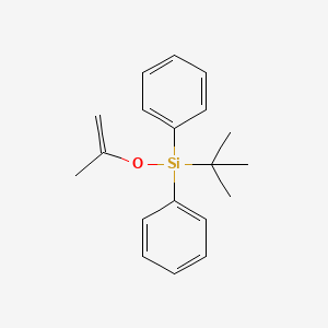 molecular formula C19H24OSi B14262747 tert-Butyl(diphenyl)[(prop-1-en-2-yl)oxy]silane CAS No. 152718-39-3