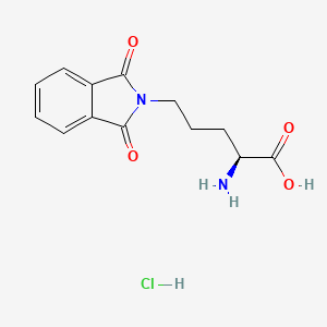 molecular formula C13H15ClN2O4 B1426277 盐酸 H-Orn(pht)-OH CAS No. 10009-97-9
