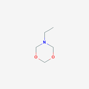 molecular formula C5H11NO2 B14262774 5-Ethyl-1,3,5-dioxazinane CAS No. 132292-80-9