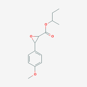 Butan-2-yl 3-(4-methoxyphenyl)oxirane-2-carboxylate