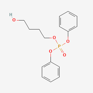 molecular formula C16H19O5P B14262797 4-Hydroxybutyl diphenyl phosphate CAS No. 132649-26-4