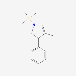 4-Methyl-3-phenyl-1-(trimethylsilyl)-2,3-dihydro-1H-pyrrole