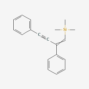 molecular formula C19H20Si B14262821 (2,4-Diphenylbut-1-en-3-yn-1-yl)(trimethyl)silane CAS No. 136015-73-1