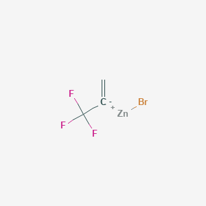 bromozinc(1+);3,3,3-trifluoroprop-1-ene