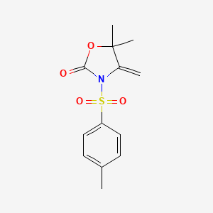 5,5-Dimethyl-3-(4-methylbenzene-1-sulfonyl)-4-methylidene-1,3-oxazolidin-2-one