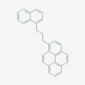 molecular formula C29H22 B14262898 1-[3-(Naphthalen-1-YL)propyl]pyrene CAS No. 136231-12-4