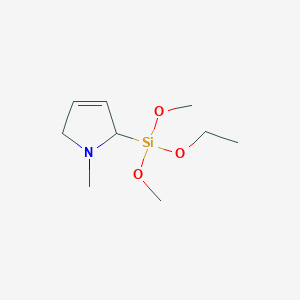 2-[Ethoxy(dimethoxy)silyl]-1-methyl-2,5-dihydro-1H-pyrrole