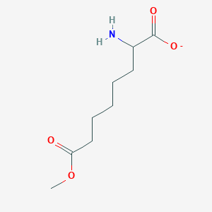 2-Amino-8-methoxy-8-oxooctanoate