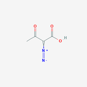 molecular formula C4H4N2O3 B14262917 2-Diazonio-1-hydroxy-3-oxobut-1-en-1-olate CAS No. 134973-72-1