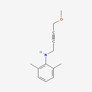 N-(4-Methoxybut-2-yn-1-yl)-2,6-dimethylaniline