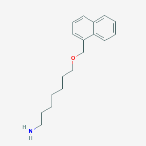 7-[(Naphthalen-1-yl)methoxy]heptan-1-amine