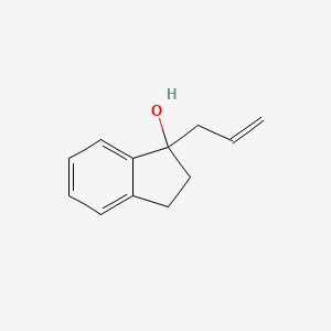 molecular formula C12H14O B14262977 1-(Prop-2-en-1-yl)-2,3-dihydro-1H-inden-1-ol CAS No. 138842-52-1