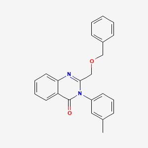 2-[(Benzyloxy)methyl]-3-(3-methylphenyl)quinazolin-4(3H)-one