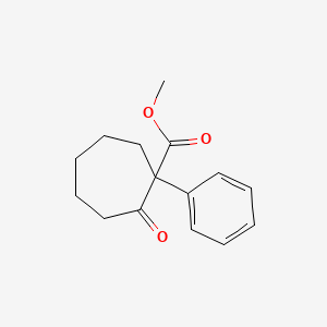 Methyl 2-oxo-1-phenylcycloheptane-1-carboxylate