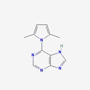 1H-Purine, 6-(2,5-dimethyl-1H-pyrrol-1-yl)-