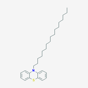 molecular formula C29H43NS B14263082 10-Heptadecyl-10H-phenothiazine CAS No. 144734-92-9