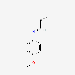 (1E)-N-(4-Methoxyphenyl)but-2-en-1-imine