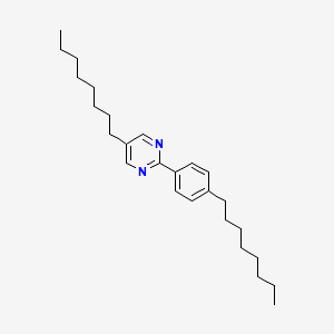 molecular formula C26H40N2 B14263124 5-Octyl-2-(4-octylphenyl)pyrimidine CAS No. 135731-17-8