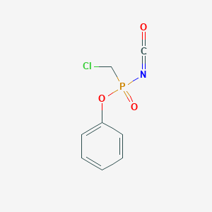 Phosphonisocyanatidic acid, (chloromethyl)-, phenyl ester