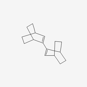 molecular formula C16H22 B14263142 2-(2-Bicyclo[2.2.2]oct-2-enyl)bicyclo[2.2.2]oct-2-ene CAS No. 159277-40-4