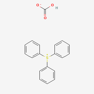 molecular formula C19H16O3S B14263156 Triphenylsulfanium hydrogen carbonate CAS No. 136803-27-5