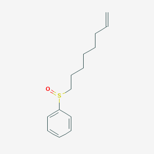 Benzene, (7-octenylsulfinyl)-