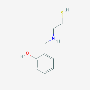 2-{[(2-Sulfanylethyl)amino]methyl}phenol