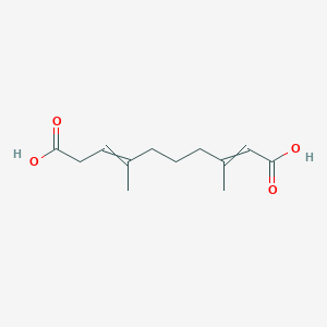 molecular formula C12H18O4 B14263198 3,7-Dimethyldeca-2,7-dienedioic acid CAS No. 189631-77-4