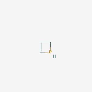 molecular formula C3H5P B14263213 1,2-Dihydrophosphete CAS No. 132515-09-4