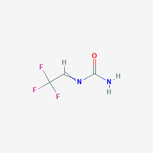 molecular formula C3H3F3N2O B14263219 N-(2,2,2-Trifluoroethylidene)urea CAS No. 138968-31-7