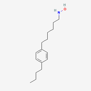 6-(4-Butylphenyl)-N-hydroxyhexan-1-amine